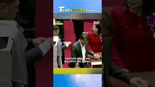 Han Kuo-yu wins speaker election, marking political change at the Legislative Yuan #shorts