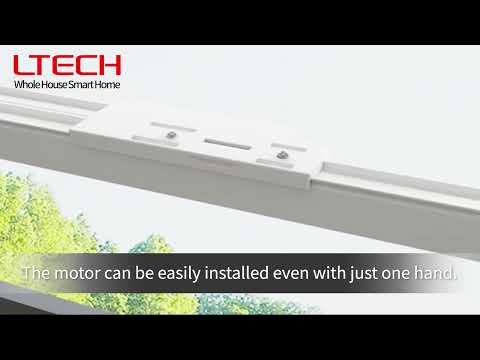How to use and install LTECH curtain motor ? (Model: CG-CUR15) #ltech #smarthome #smartautomation