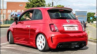 Chrome bagged Abarth 500 - Sounds, accelerations