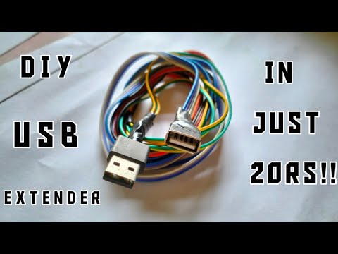 सिर्फ 20rs में बनाए USB Extender.,🤫😯How to make USB Extender at home