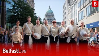 Twelfth of July celebrations take place in Belfast City Centre