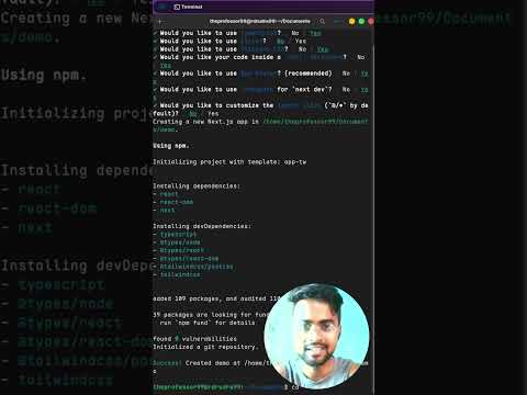 Create a Fresh Next.js Project in 60s (Quick Setup Guide 2025)#nextjs15#nextjstutorial