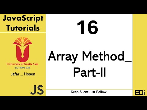 JavaScript Array Method- Part-02