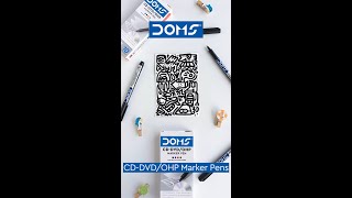 DOMS | CD-DVD/OHP Marker Pen | Chase your Ambitions!