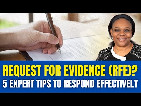 REQUEST FOR EVIDENCE! EB2/EB1A  7 EXPERTS TIPS TO RESPOND EFFECTIVELY!