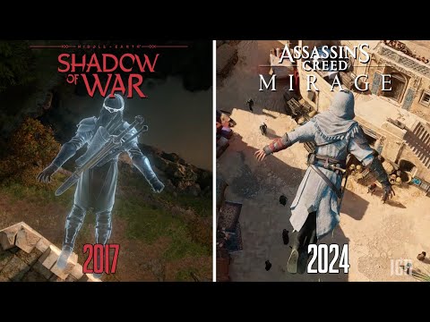 Assassin’s Creed Mirage vs Middle-earth Shadow of War - Details and Physics Comparison