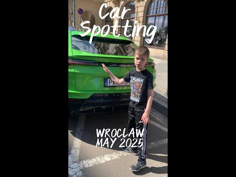Carspotting Wroclaw . Bentley Flying Spur, Lamborghini Urus S, Pontiac Fiero GT