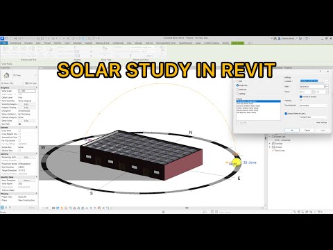 Solar Study in Revit