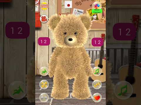 exercise teddy bear fall down 🤣#shortsvideo #funnyshorts #kidsABC#kidsgames