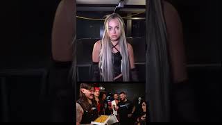Liv Morgan reacts to Dominik Mysterio and Roxanne Perez segment #shorts #youtubeshorts #wwe