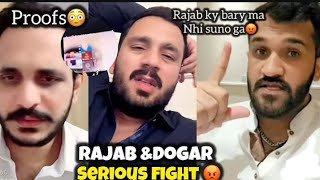 Rajab aur dogar na shahzad bhatti ko live galia di 😲 Shahzad bhatti na dhamki da dy