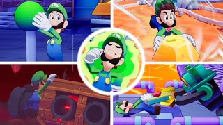 Mario & Luigi: Brothership - All Luigi Logic Attacks With All Bosses