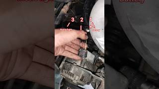 Toyota alternator grape 3 pin connection diagram #youtubeshorts #alternator #shortvideos
