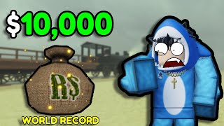 I LOOTED $10,000 in a Single Roblox DEAD RAILS Game...