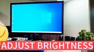 How to Adjust Dell Monitor Brightness | E2417H