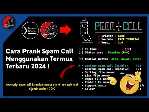 FREE TUTORIAL - Cara Spam Call Menggunakan Termux Terbaru 2025 !