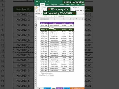 VLOOKUP Alternative: Say Goodbye to Errors! #Excel #exceltips #excelformula