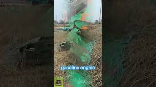Radio controlled track-mounted grass trimming machine for sale#chinamower #farming #grass #mower
