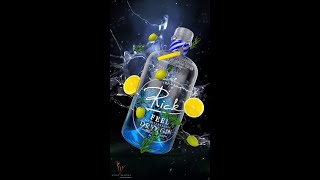 3D Product Advertisement | Gin Bottle 3D Animation