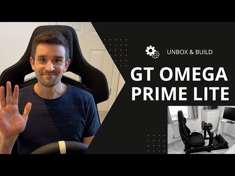 GT Omega Prime Lite Sim Racing Cockpit & RS12 Seat Unboxing & Build Timelapse