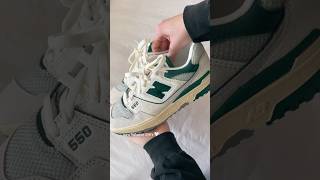new balance 550 unboxing 🤍 #newbalance #shoeunboxing