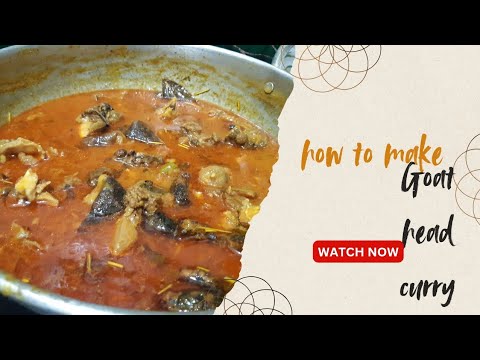 ஆட்டுத் தலைக்கறி குழம்பு / Aattu thalakkari kulambu /Goat head curry recipes 😋