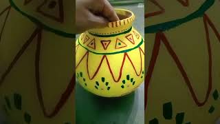 Pot design 😃❤️#shortsvideo #youtubeshorts #potdesigns #easypotdecoration