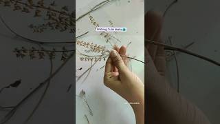 Homemade tulsi mala 🦚    #diy #handmade #krishnalove #fullprocess