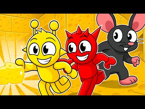 Escape the Cheese Maze: Simon and Raddy Face Giant Rats in Roblox!