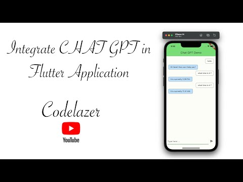 Integrate Chat GPT Sdk in flutter application
