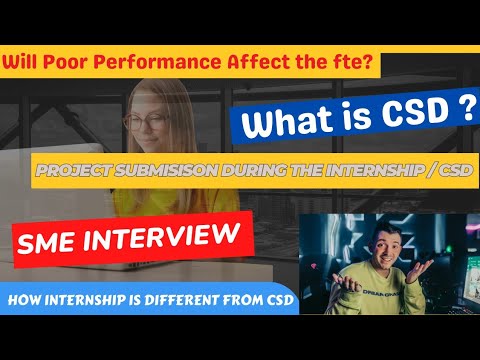 Cognizant's SME interview| My experience| CSD vs Internship| Project Evaluation| Poor performance