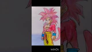 Drawing Goku Ssj4🔥from dragonBall daima #drawing #goku #gbtart #ytshots