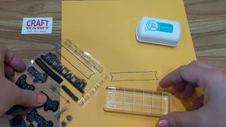 How to use Clear Acrylic Stamp Blocks