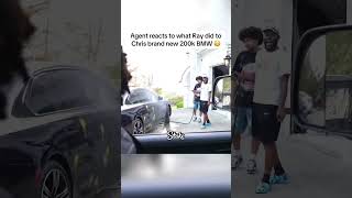 Agent reacts to what Ray did to Chris brand new 200k BMW 😳#agent #amp #asianboyray #shorts