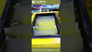 How do you use hook and loop adhesive tape?