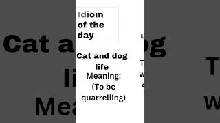 Idiom of the day #shortsfeed #short #viralshort#csspms #spokenenglish #gk #viralvideo
