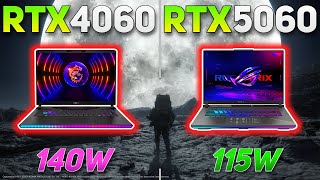 RTX 5060 vs RTX 4060 Laptop | Gaming Benchmark - Test in 9 Games |