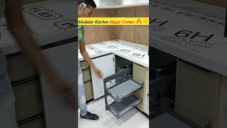 magic corner kitchen || modular kitchen #modularkitchen #shorts #kkfurniture