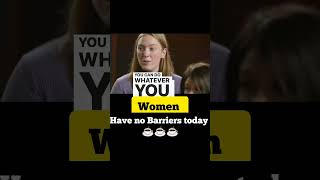 women have no Barriers today #shorts #feminism #pearl #podcast
