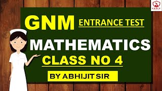 GNM CLASS NO 4/ MATHS/ABHIJIT SIR/SSUHS/EAGLE DUCATION