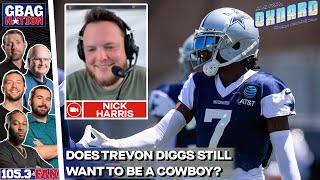 Nick Harris LIVE From Oxnard Talking Today's Practice, Micah & Diggs Media Scrum | GBAG Nation