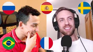 Swedish and Uruguayan Polyglots Speaking in 6 Languages