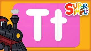 Learn Letter T | Turn & Learn ABCs | ​​🌈 Super Simple ABCs