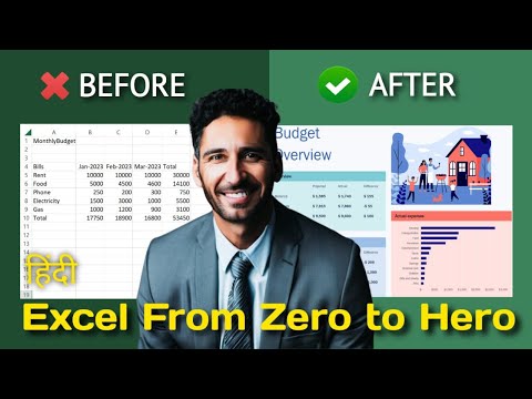 Excel Basics Tutorial in Hindi - एकदम आसान!