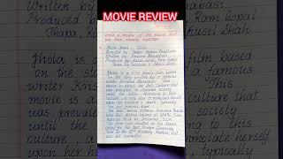 Movie Review in English #moviereview #howtowrite #jhola #movie #nepali