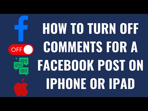 How to Turn Off Comments for a Facebook Post on iPhone or iPad
