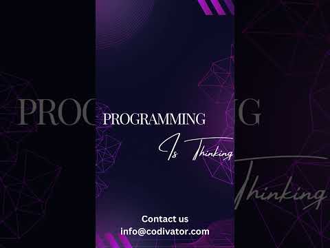 Programming is Thinking Not Typing