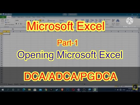 Opening Microsoft Excel 2010