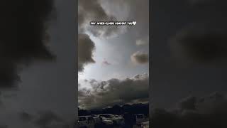 Clouds: the poetry of the sky🤍 #CloudVibes #SkyLovers #AestheticSkies #nature #fyp #youtubeshorts