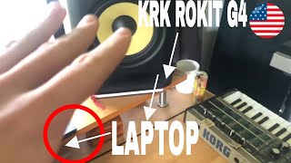 ✅  How To Connect KRK Rokit 8 G4s to A Laptop  🔴